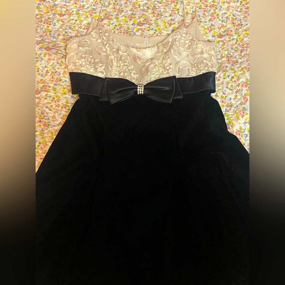 Black and White Bow Dress
